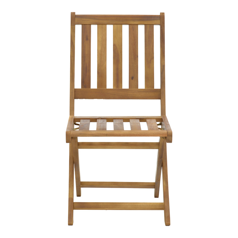Elijie pakoworld folding chair acacia wood natural 45x62x90cm