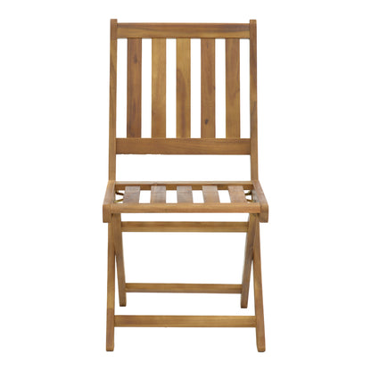 Elijie pakoworld folding chair acacia wood natural 45x62x90cm