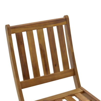 Elijie pakoworld folding chair acacia wood natural 45x62x90cm