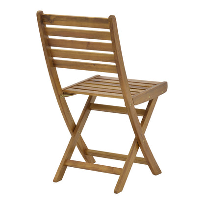 Fatel pakoworld folding chair acacia wood natural 40x53x82cm