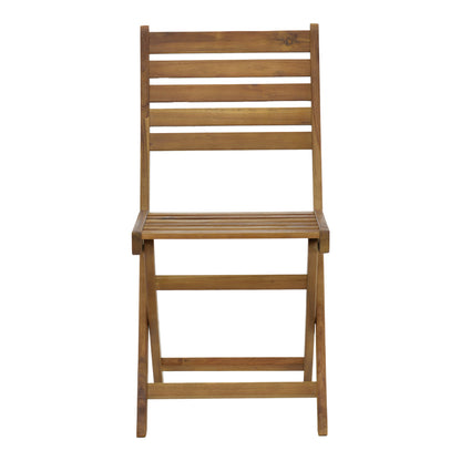 Fatel pakoworld folding chair acacia wood natural 40x53x82cm
