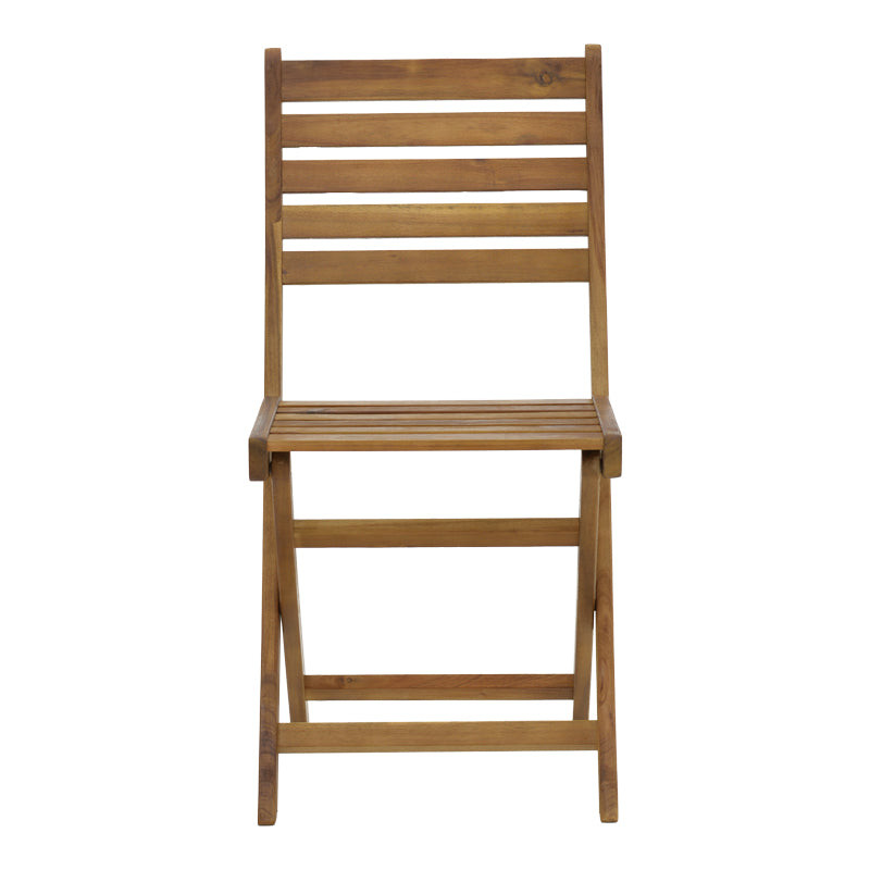 Fatel folding chair acacia wood natural 40x53x82cm