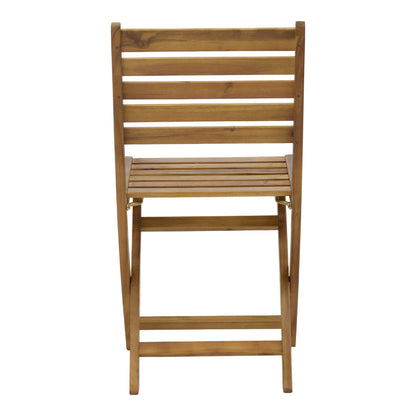 Fatel folding chair acacia wood natural 40x53x82cm