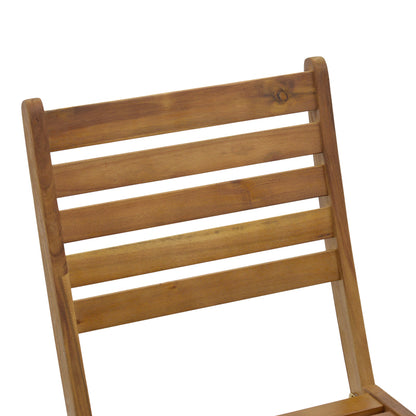 Fatel folding chair acacia wood natural 40x53x82cm