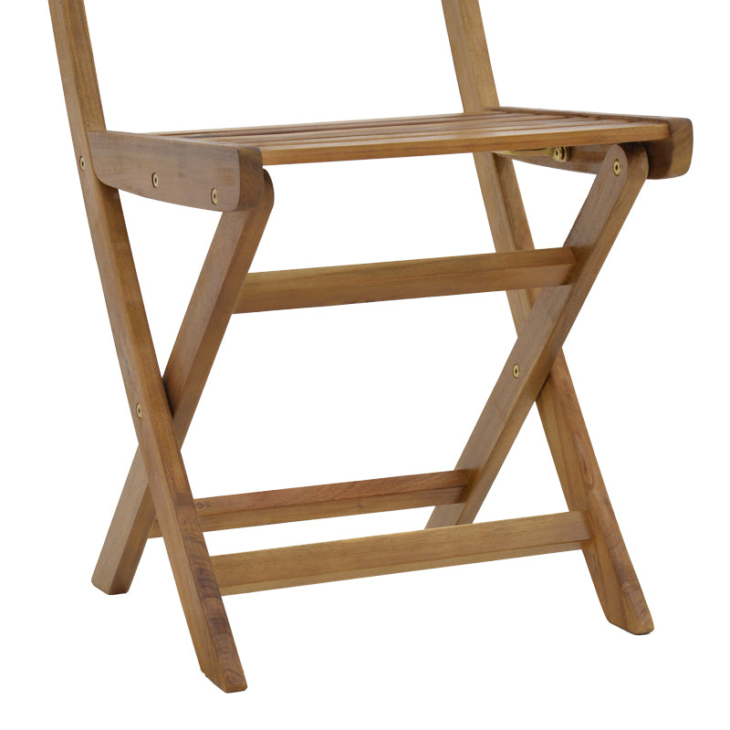 Fatel folding chair acacia wood natural 40x53x82cm