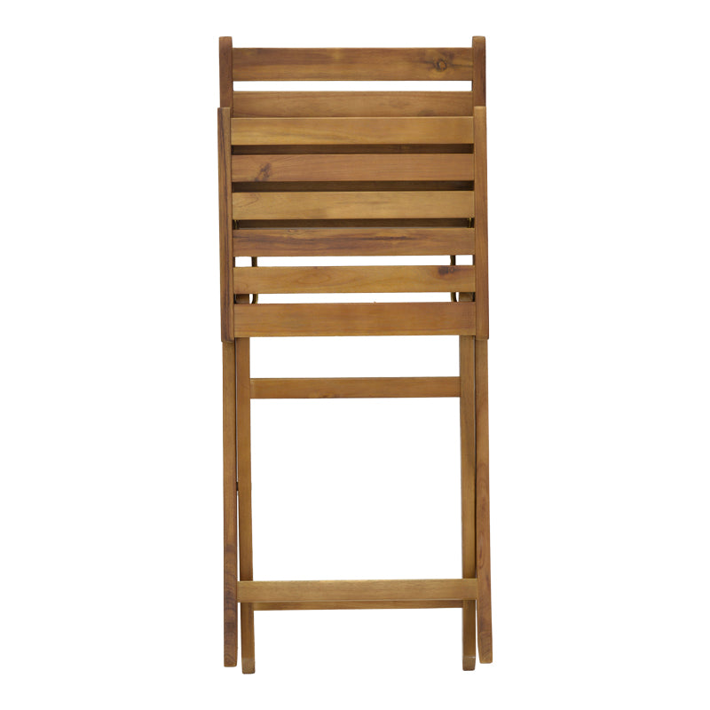 Fatel pakoworld folding chair acacia wood natural 40x53x82cm