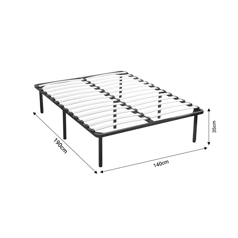 Metal frames with anatomical boards Quinnton pakoworld 140x190x35cm