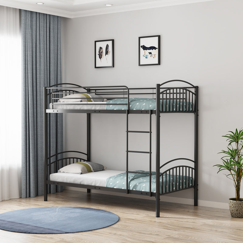 Bunk bed  Mordecai pakoworld black metal 97.5x200x165cm