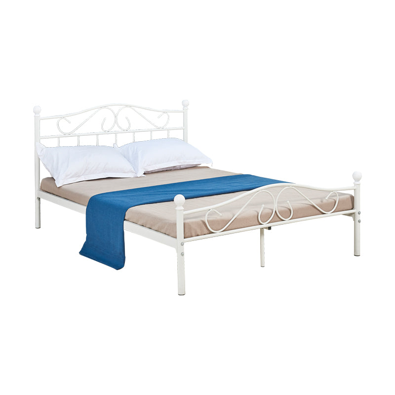 Bed Yorick white metal 140x190cm