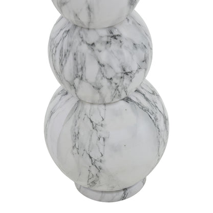 Vase Lopel Inart black-gold metal D26x87cm