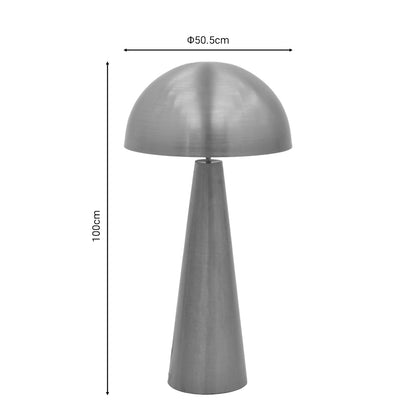 Floor lamp Jandie Inart E27 golden metal D50.5x100cm