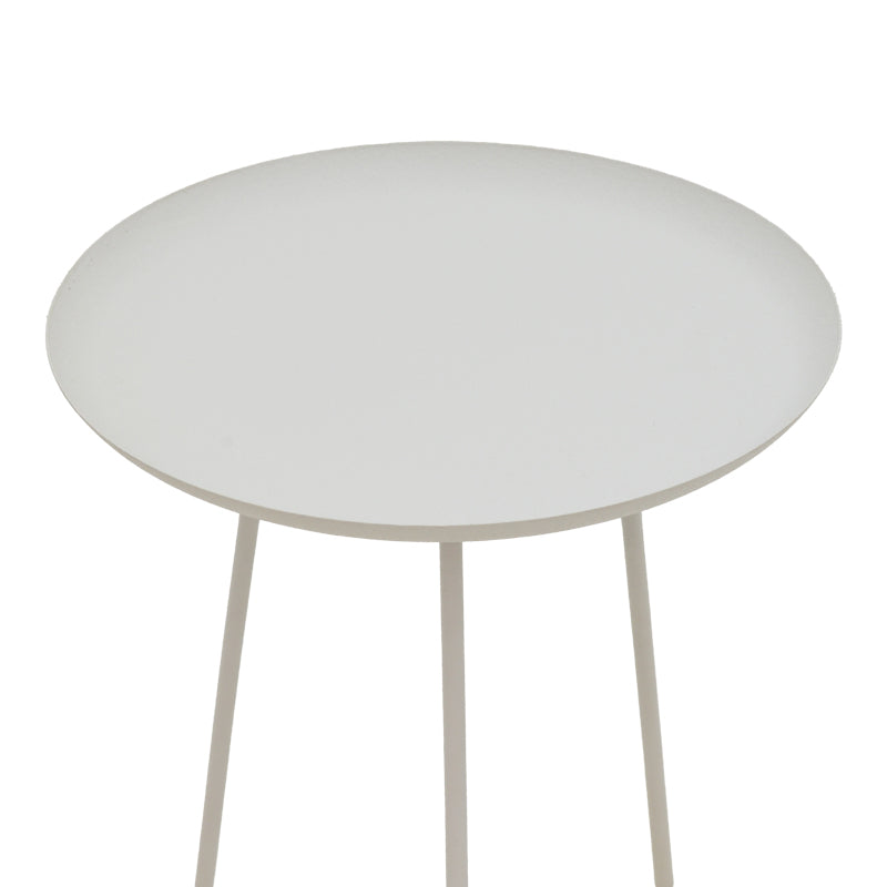 Side table Flaz Inart white D46x50cm