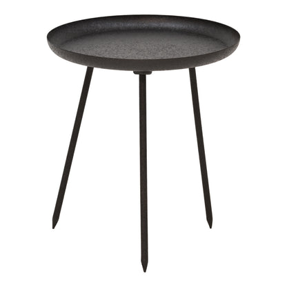 Side table Flaz Inart black metal D36.5x40.5cm