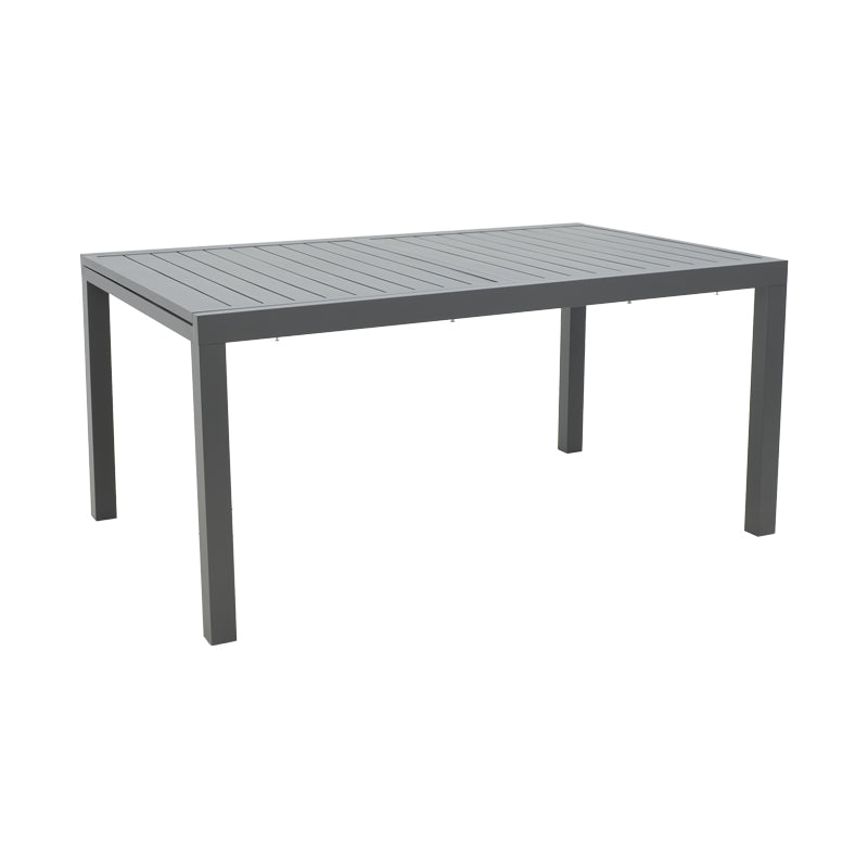 Extension table Lafla pakoworld aluminium dark grey 160-240x100x75cm