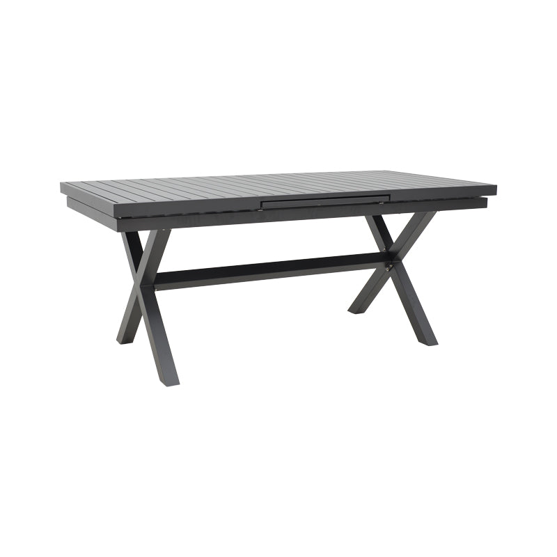 Expanding table Dagyn pakoworld dark grey aluminum 180-240x90x76cm