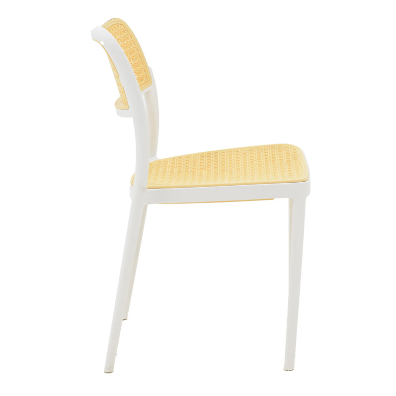 Chair Westley pakoworld pp natural-white 55x47x81cm