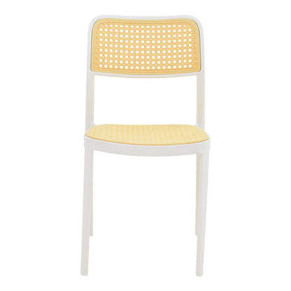 Chair Westley pakoworld pp natural-white 55x47x81cm