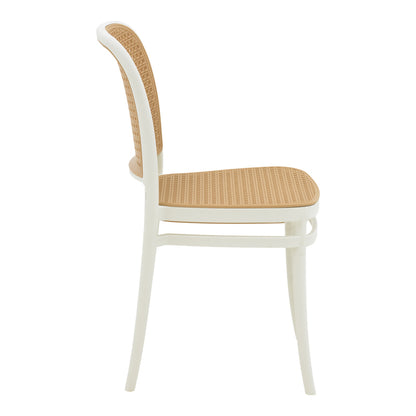 Chair Nereus pakoworld pp natural-white 45x43x84cm