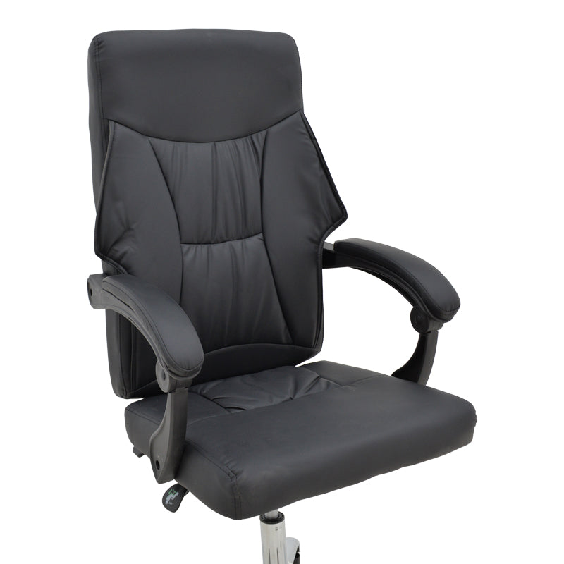 Manager office chair Glorin  pakoworld black pu 60x68x128cm