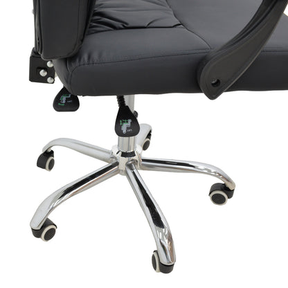 Manager office chair Glorin  pakoworld black pu 60x68x128cm