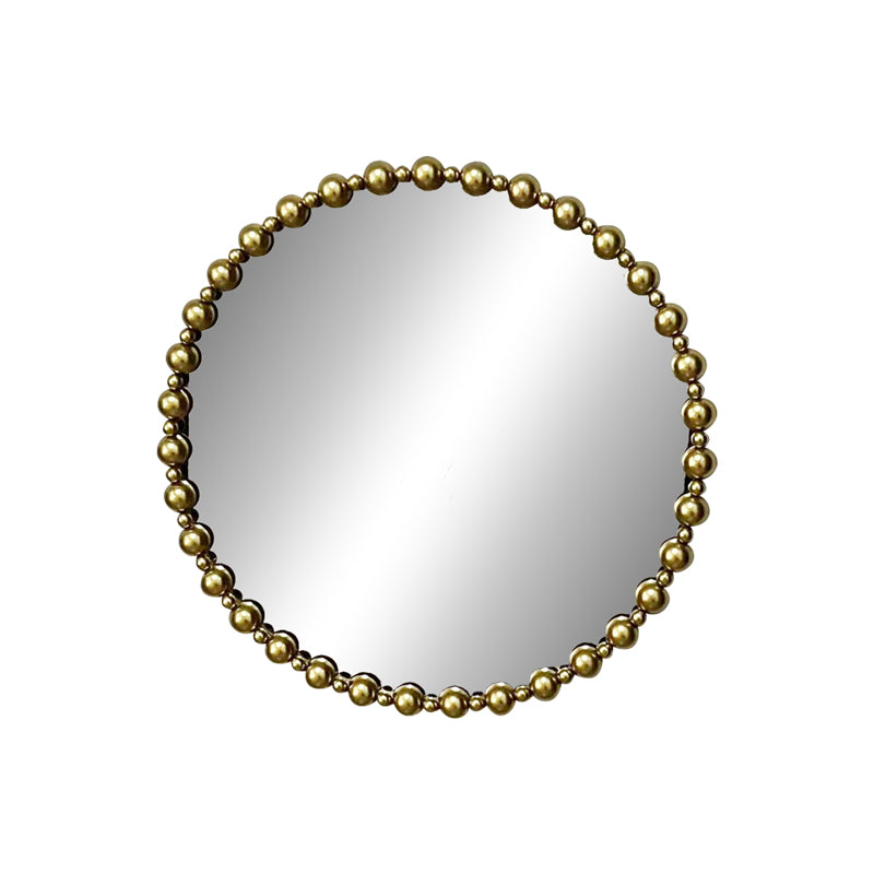 Mirror Poppens Inart gold metallic 83.5x4.5x83.5cm