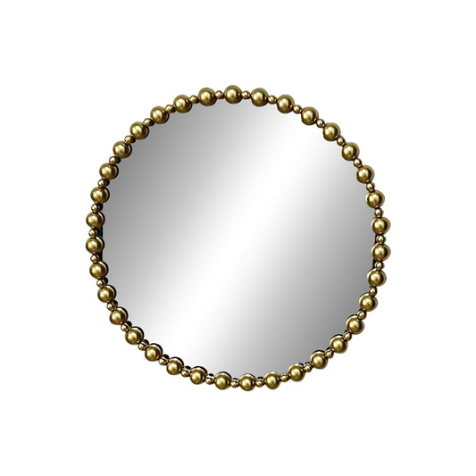 Mirror Poppens Inart gold metallic 83.5x4.5x83.5cm