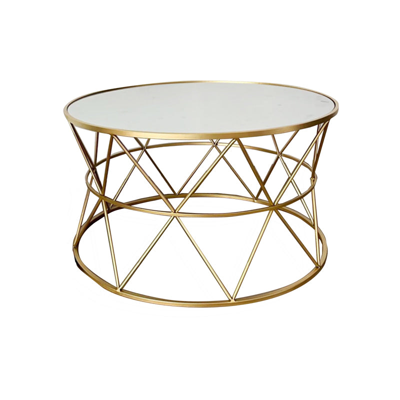 Coffee tables Pelosif Inart gold set 2pcs metal