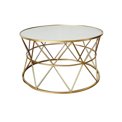 Coffee tables Pelosif Inart gold set 2pcs metal