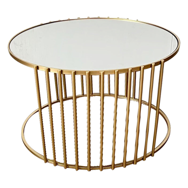 Coffee tables Boron Inart gold set 2pcs metal