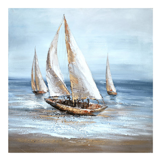 Canvas wall art Sailer Inart 100x3x100cm