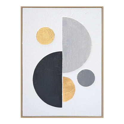 Canvas wall art  Geometric I Inart 52x4.5x72cm