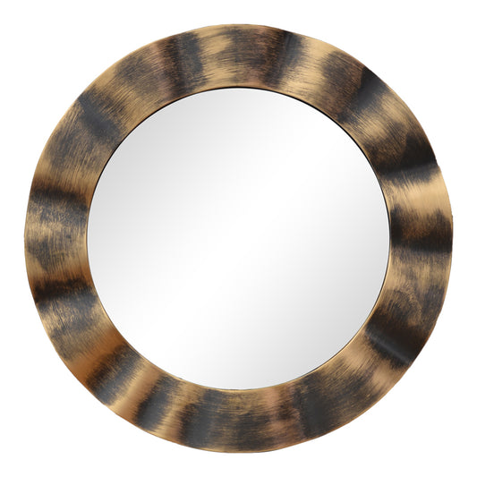 Mirror Perfor Inart bronze pp D55x2.5cm