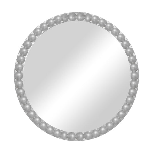 Mirror Mebel Inart silver pp D60x3.5cm