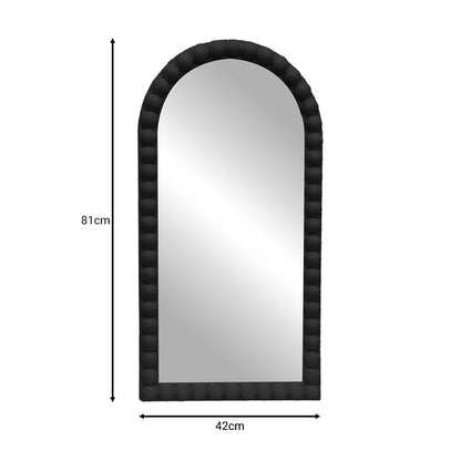 Mirror Pavlova black pp 42x3.5x81cm