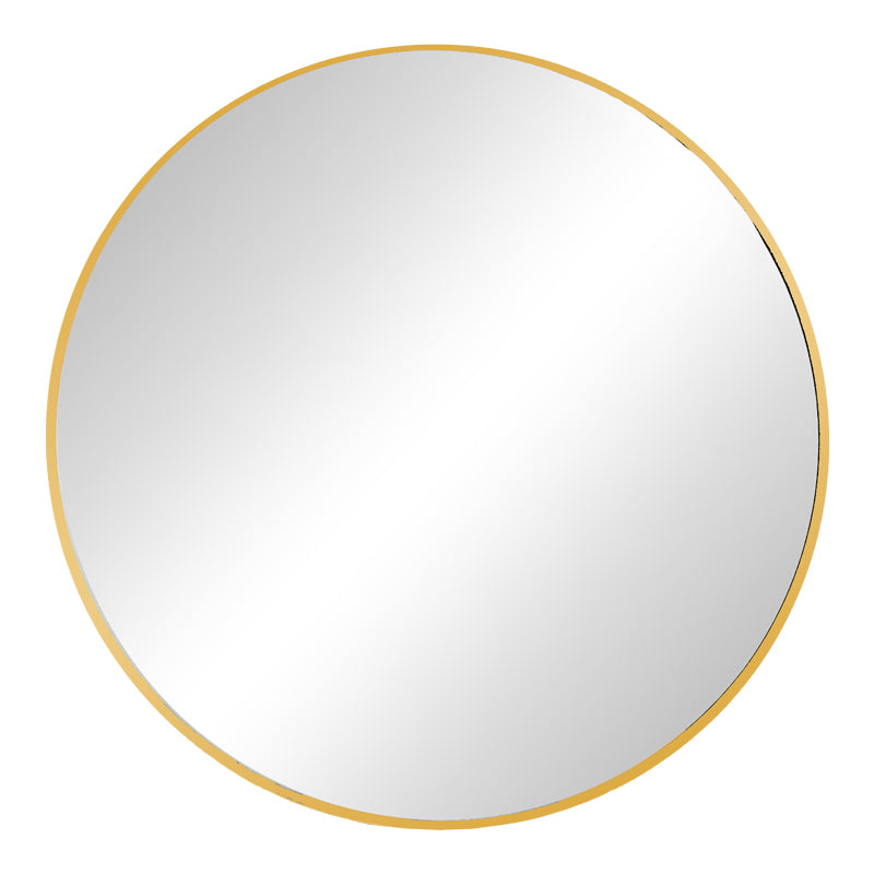 Mirror Emmett Inart gold aluminum D80x2.5cm