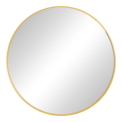 Mirror Emmett Inart gold aluminum D80x2.5cm