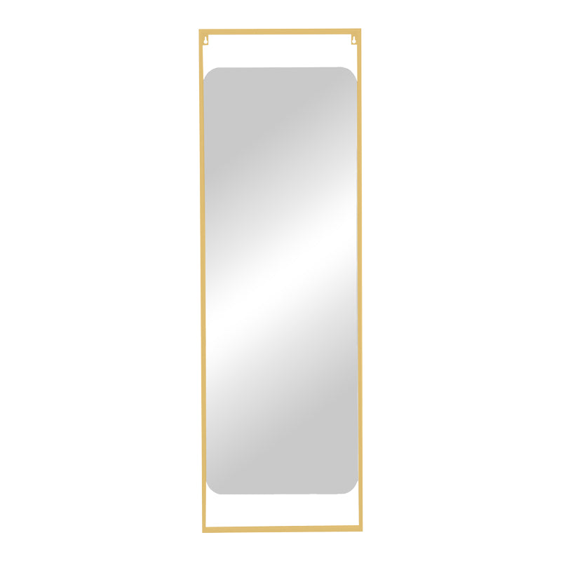 Mirror Piza Inart gold iron glass 45x2x140cm