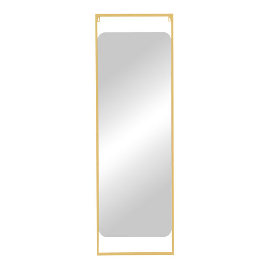 Mirror Piza Inart gold iron glass 45x2x140cm