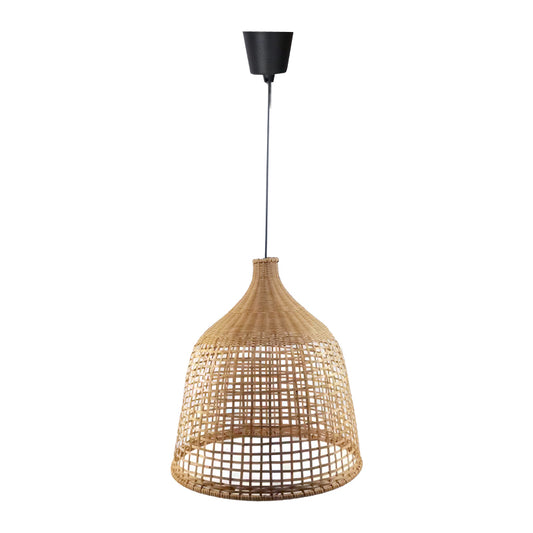 Ceiling light Axien Inart E27  bamboo in natural colorD42χ190cm