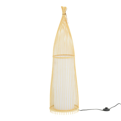 Floor lamp Florance Inart E27 bamboo in natural color D28x100cm