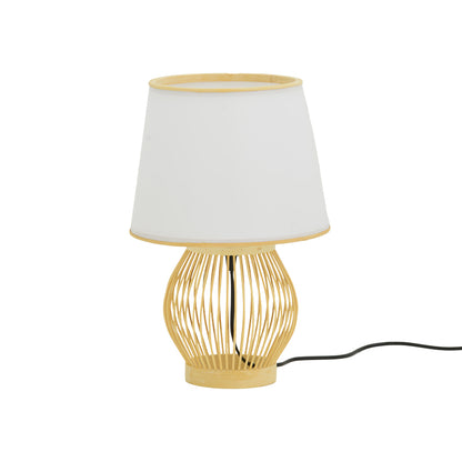 Table lamp Tabel Inart E27 bamboo in natural color D26χ39cm
