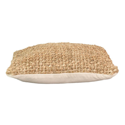 Cushion Petron Inart natural jute 45x45x2.5cm