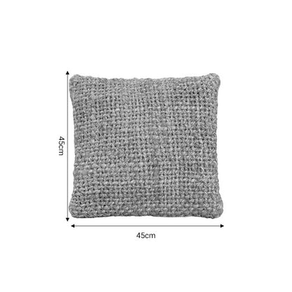 Cushion Petron Inart natural jute 45x45x2.5cm