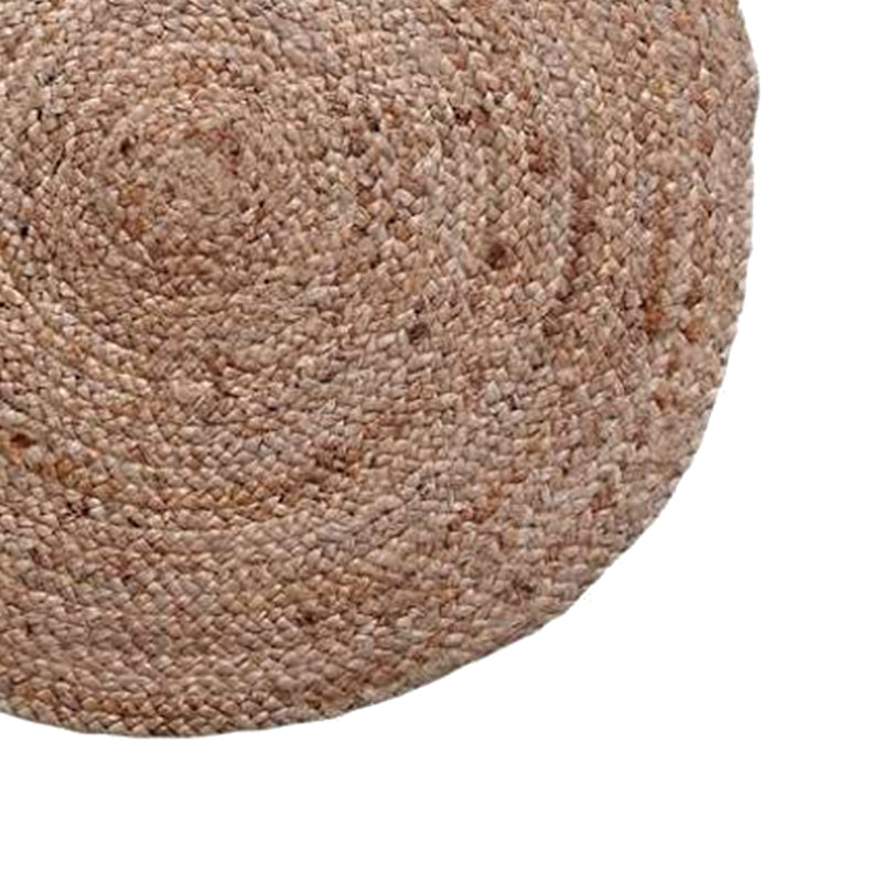 Carpet Solon Inart beige jute 100x100x1cm