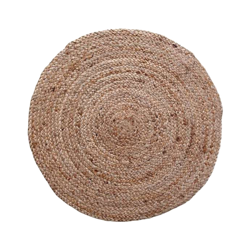 Carpet Solon Inart beige jute 100x100x1cm