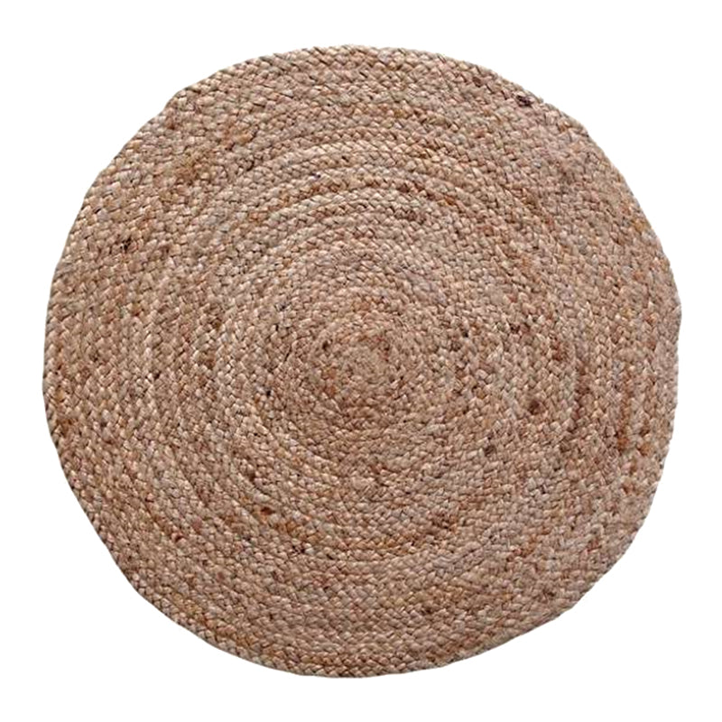 Carpet Solon Inart beige  jute 120x120x1cm