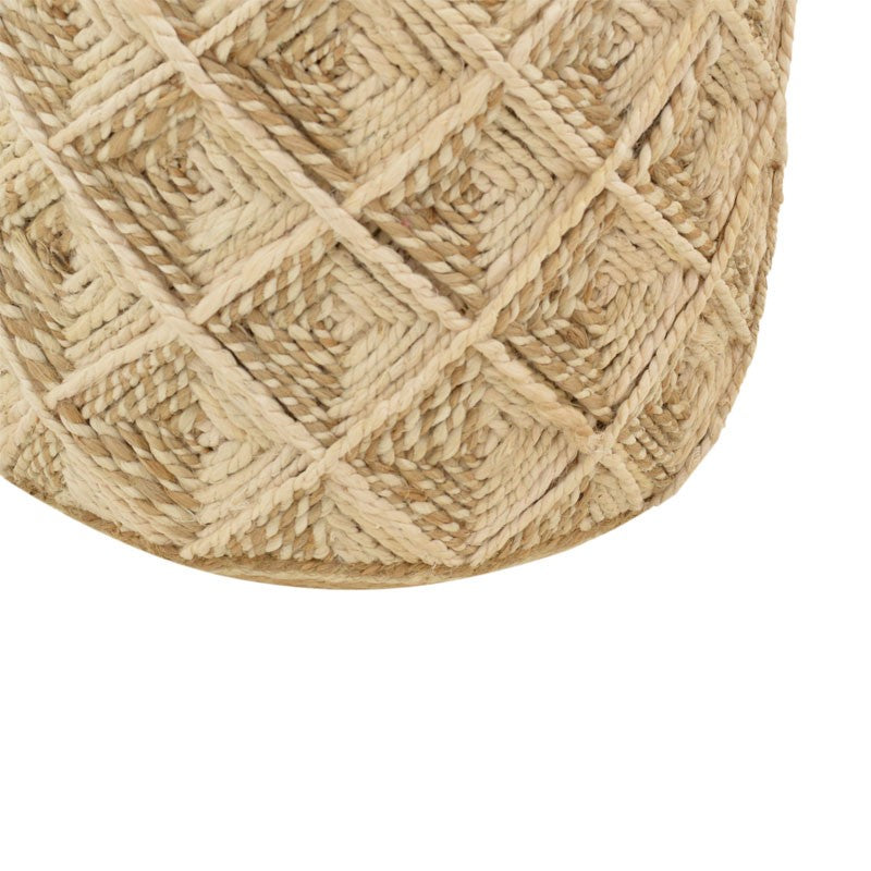 Stool Yton Inart beige 100% jute 40x40x40cm