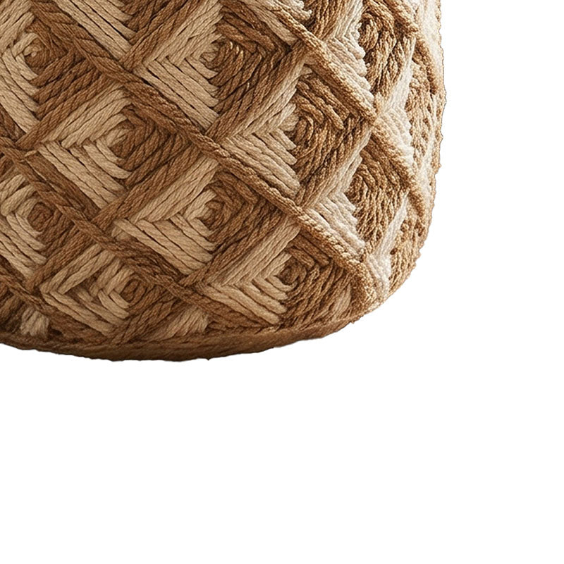 Stool Yton Inart beige 100% jute 40x40x40cm