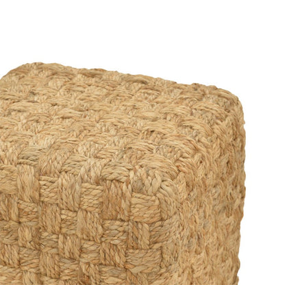 Stool Aropion Inart beige 100% jute 40x40x40cm