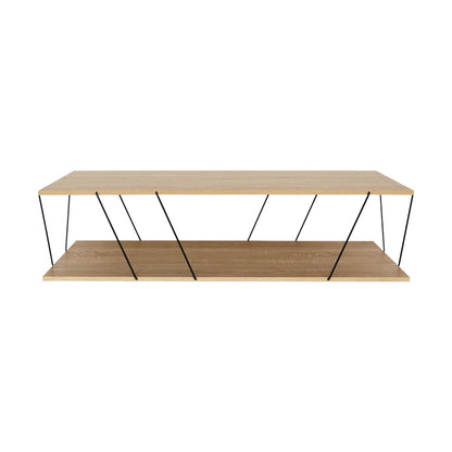 Coffee table Tars pakoworld oak-black 120z48z30cm